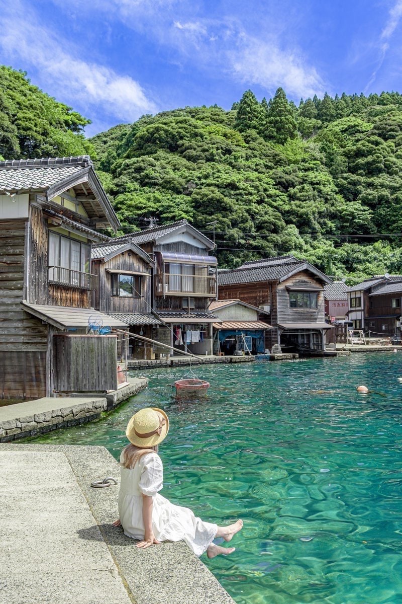 京都府伊根町の舟屋