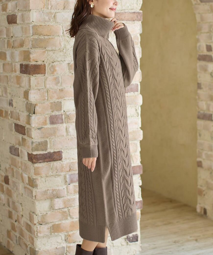 ハニーズ、ケーブル編ワンピース画像