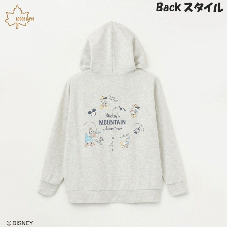 しまむら、レディース　プルパーカ（LOGOS DAYS/Disney）画像