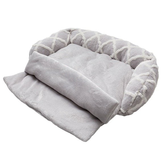 出所：ニトリ公式　足ぽかペットベッド 四角型