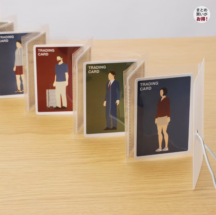 無印良品、さっと開いて自立するカードファイル トレーディングカードサイズ 10ポケット商品画像