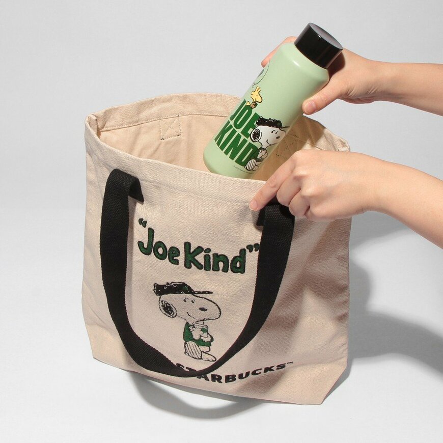 スターバックス公式　PEANUTS トートバッグ　画像