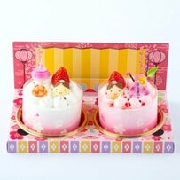 「そのまま飾れる」シャトレーゼ「ひな祭りひとり用ホールケーキ」が1040円！台紙がひな壇に「ペアで映え最強」
