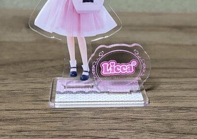 筆者撮影（キャンドゥ、アクリルスタンド ブラインドパッケージ リカちゃん）