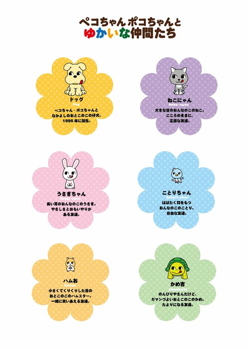 ペコちゃんポコちゃんとゆかいな仲間たち