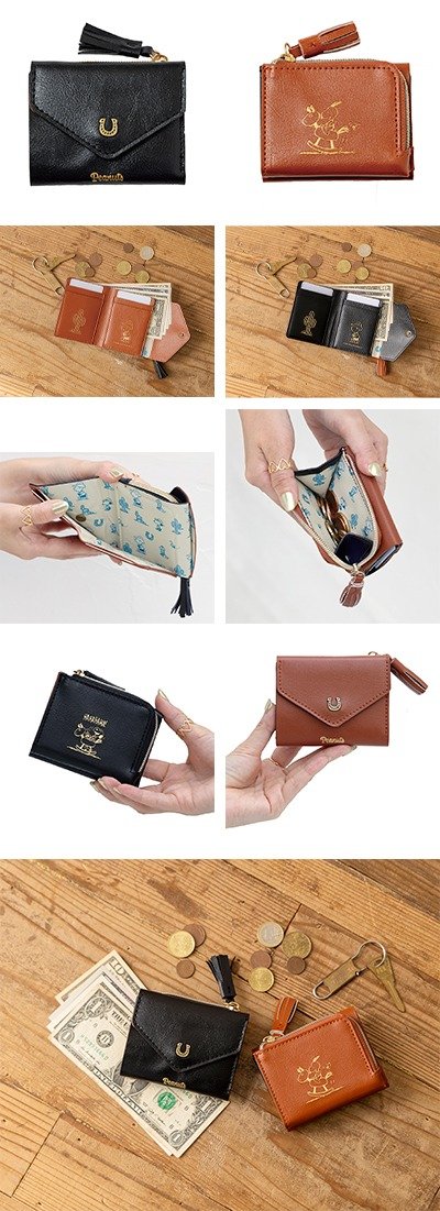 キャッシュレス時代に嬉しい、手のひらサイズのコンパクトなミニ財布