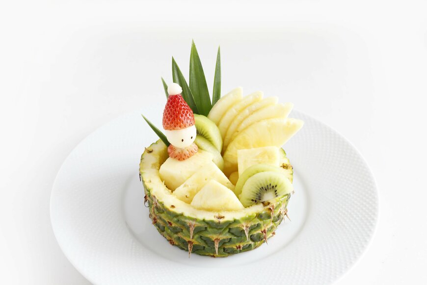 3 サンタクロースなどバランスよくのせる