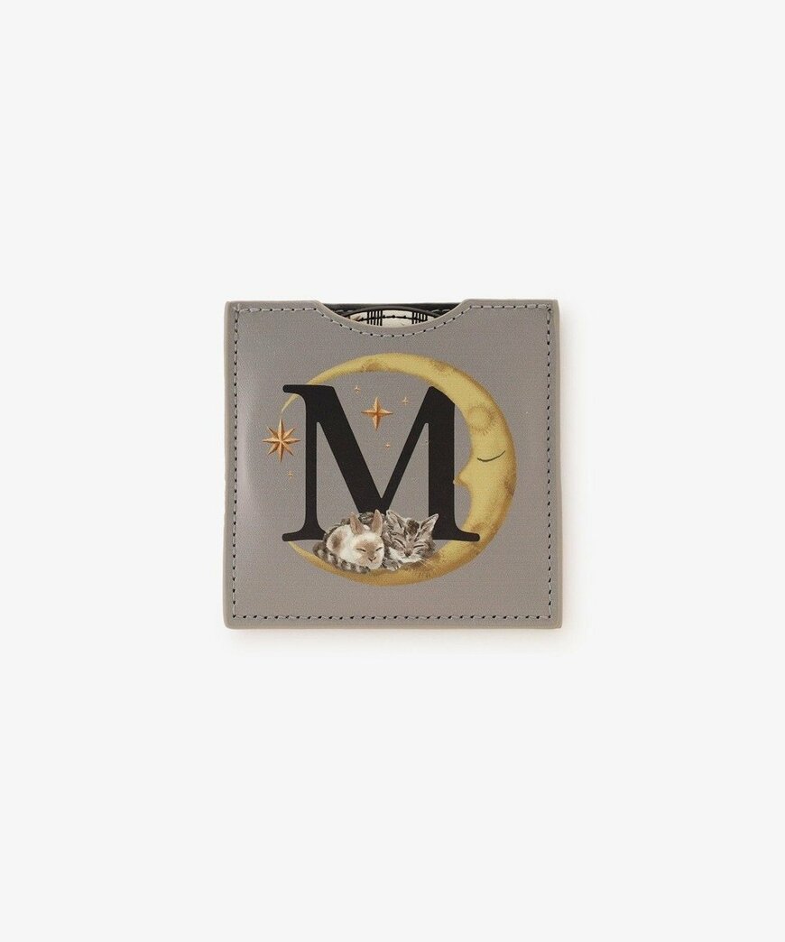 アフタヌーンティー公式 イニシャルケース付きミラー