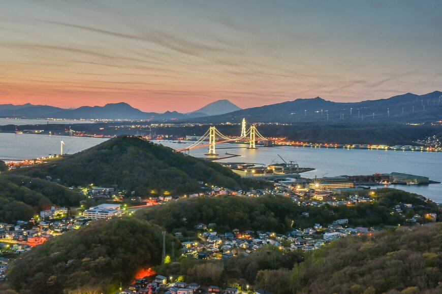 室蘭港の夜景