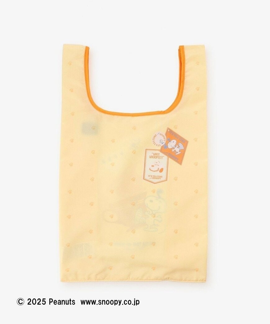 Afternoon Tea公式 コンパクトバッグ/PEANUTS(イエロー)(後)