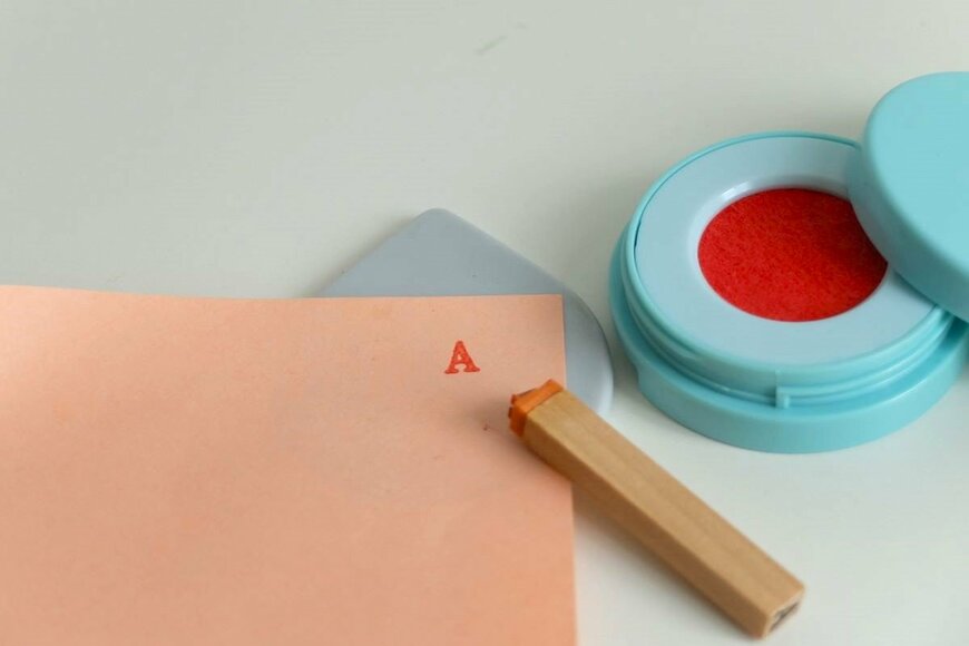 朱肉を使ってみた写真