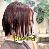 【大変身】顔周りだけでイメチェンを希望する女性が前髪つくって大胆イメチェン！若々しく小顔効果のある顔周りに！