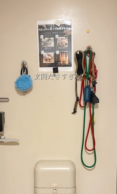 変身前の玄関ドア