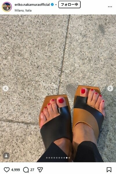 中村江里子のInstagram投稿