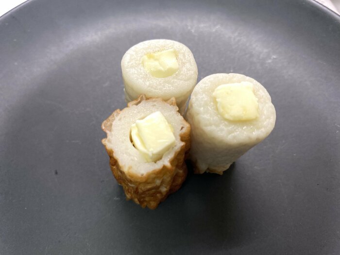 デコレーターで作ったちくわチーズ