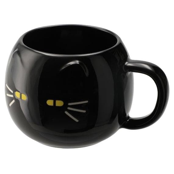 出所：ニトリ公式通販ニトリネット デコネコ マグ(ブラック DS509)