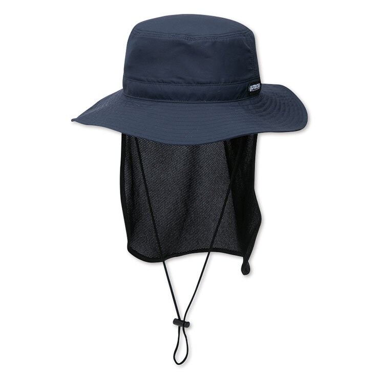 出所：しまむら　レディース　撥水たれ付きアドベンチャーハット（OUTDOOR）