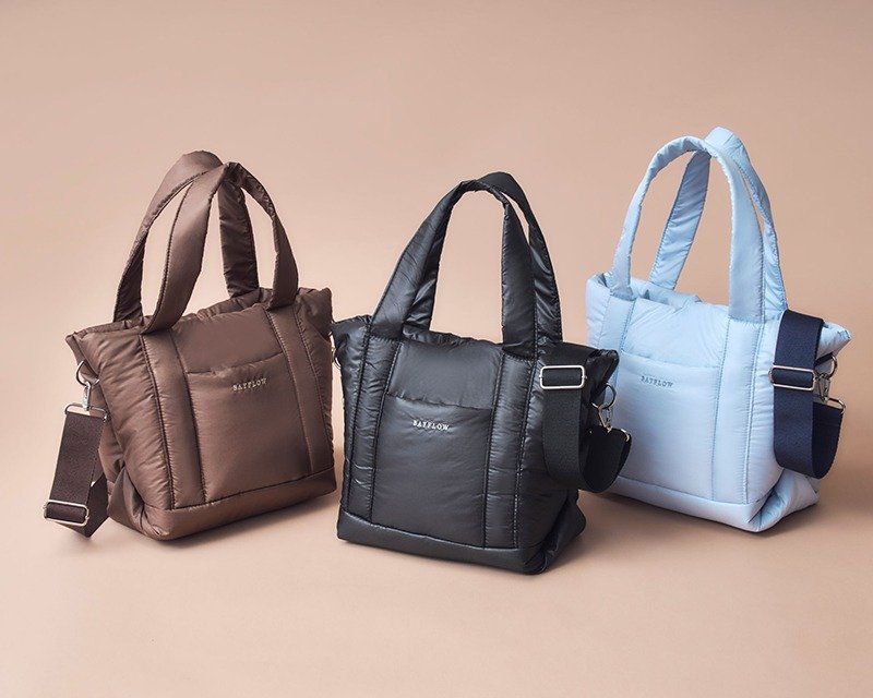 出所：株式会社ローソン　BAYFLOW 収納5ポケット キルティングバッグBOOK