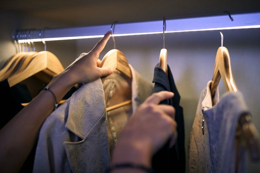 クローゼットの中のイメージ