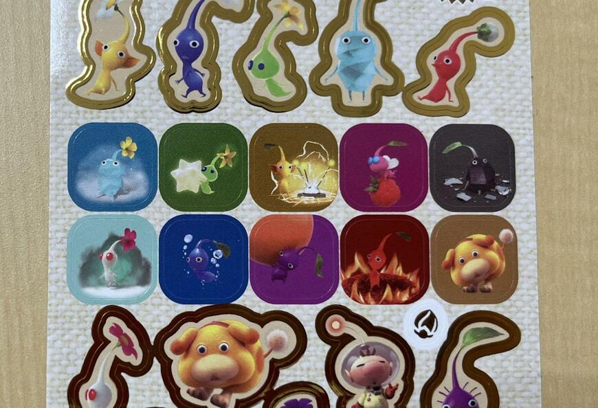 セリア、ピクミン4　シール