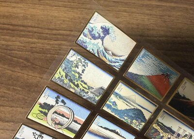 キャンドゥ、デコレーションシール　箔押し　葛飾北斎商品画像