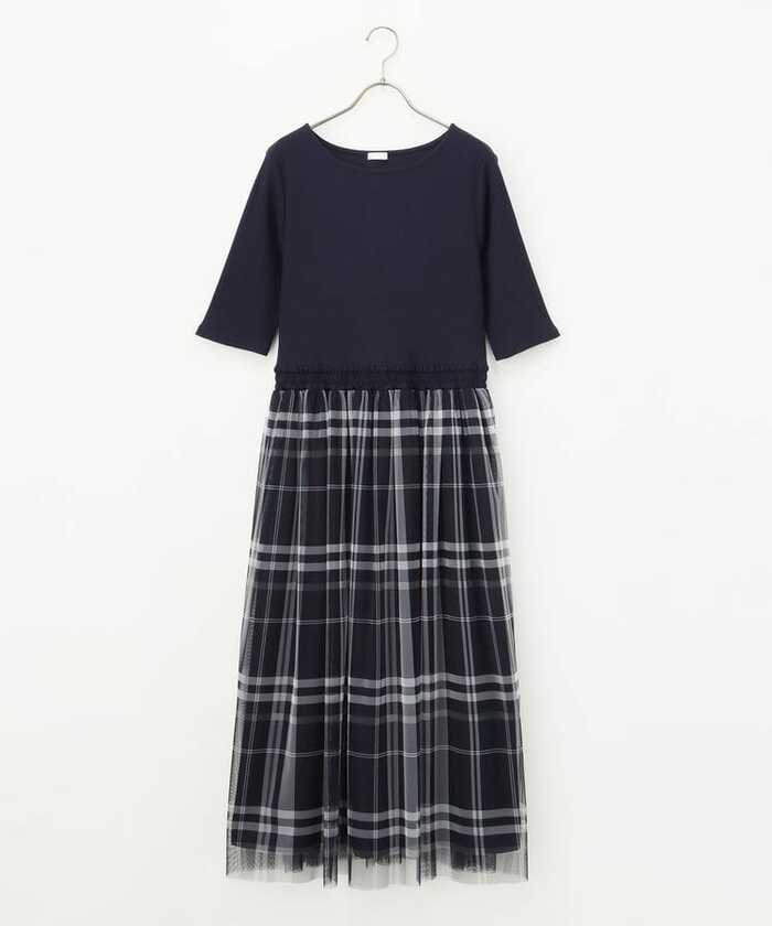 おしゃれスタイルが即完成するドッキングタイプのワンピース