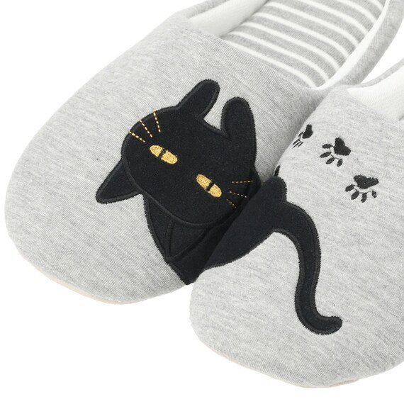 出所：ニトリ公式通販ニトリネット 【デコホーム商品】スリッパ(キャット GY)