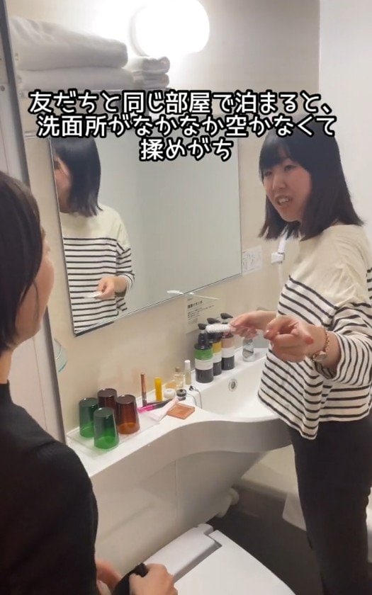 出所：@superhotel_official「友達と宿泊する時のホテルあるある」