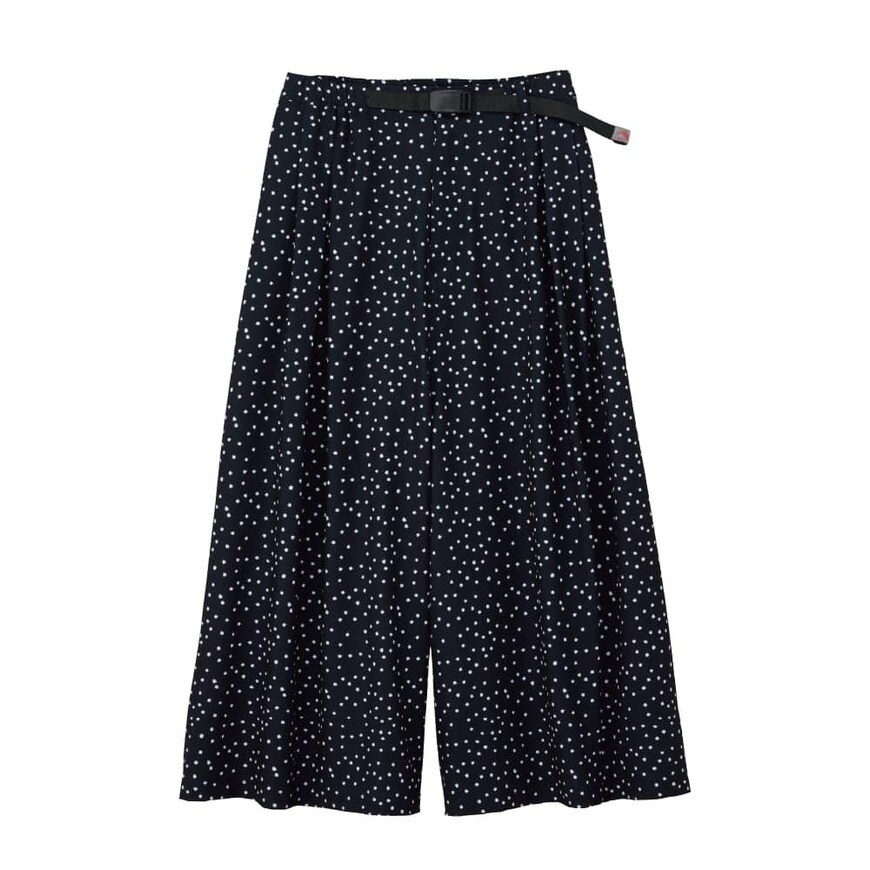 「リラックスUVガウチョパンツ柄」