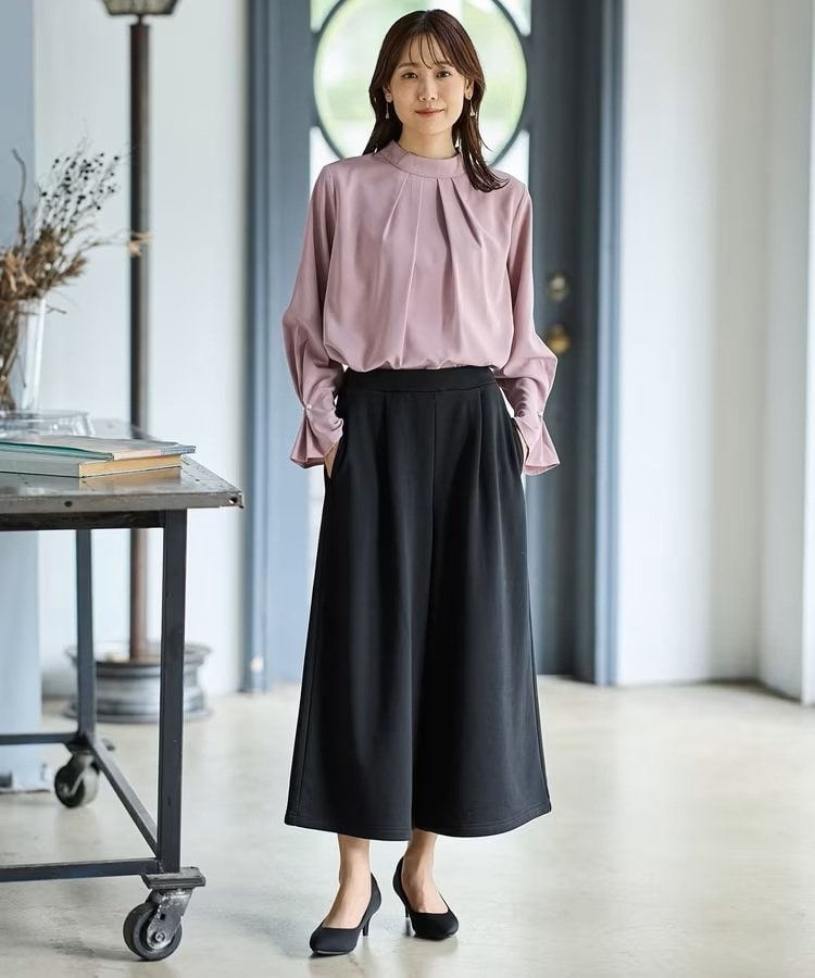 ハニーズ公式 あったかガウチョパンツの画像