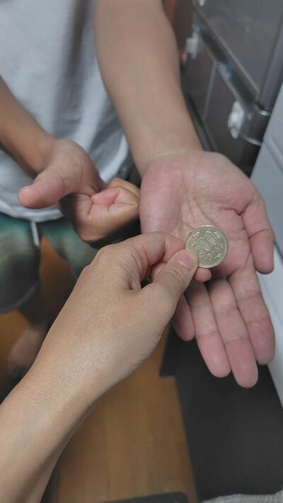 500いいねを突破して500円をゲットする旦那さん