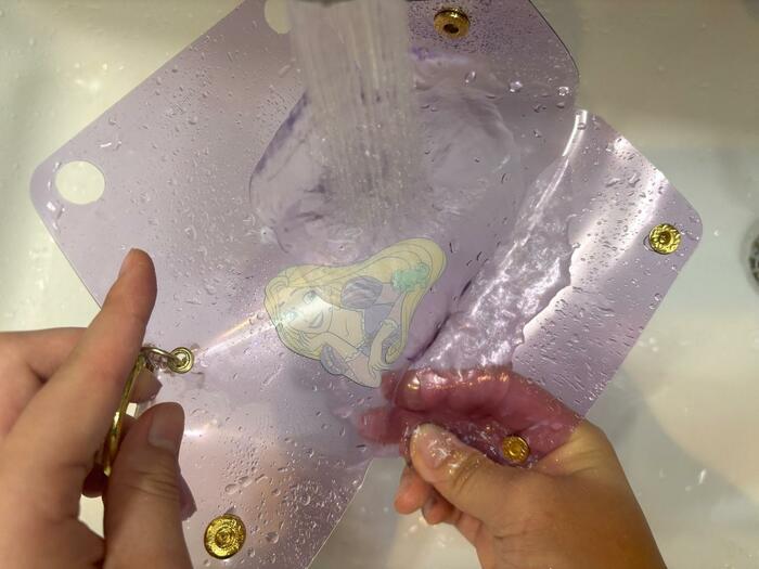 クリアポーチ（ラプンツェル）チャーム付