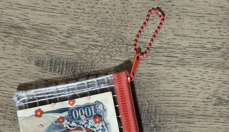 筆者撮影（セリア、ちいかわ ミニメッシュポーチ 2）