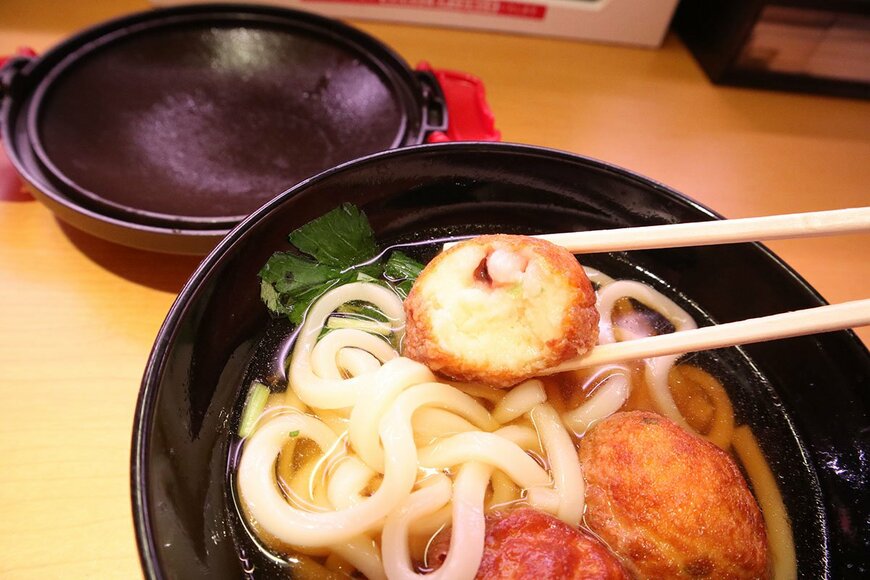 たこ焼き内部の様子