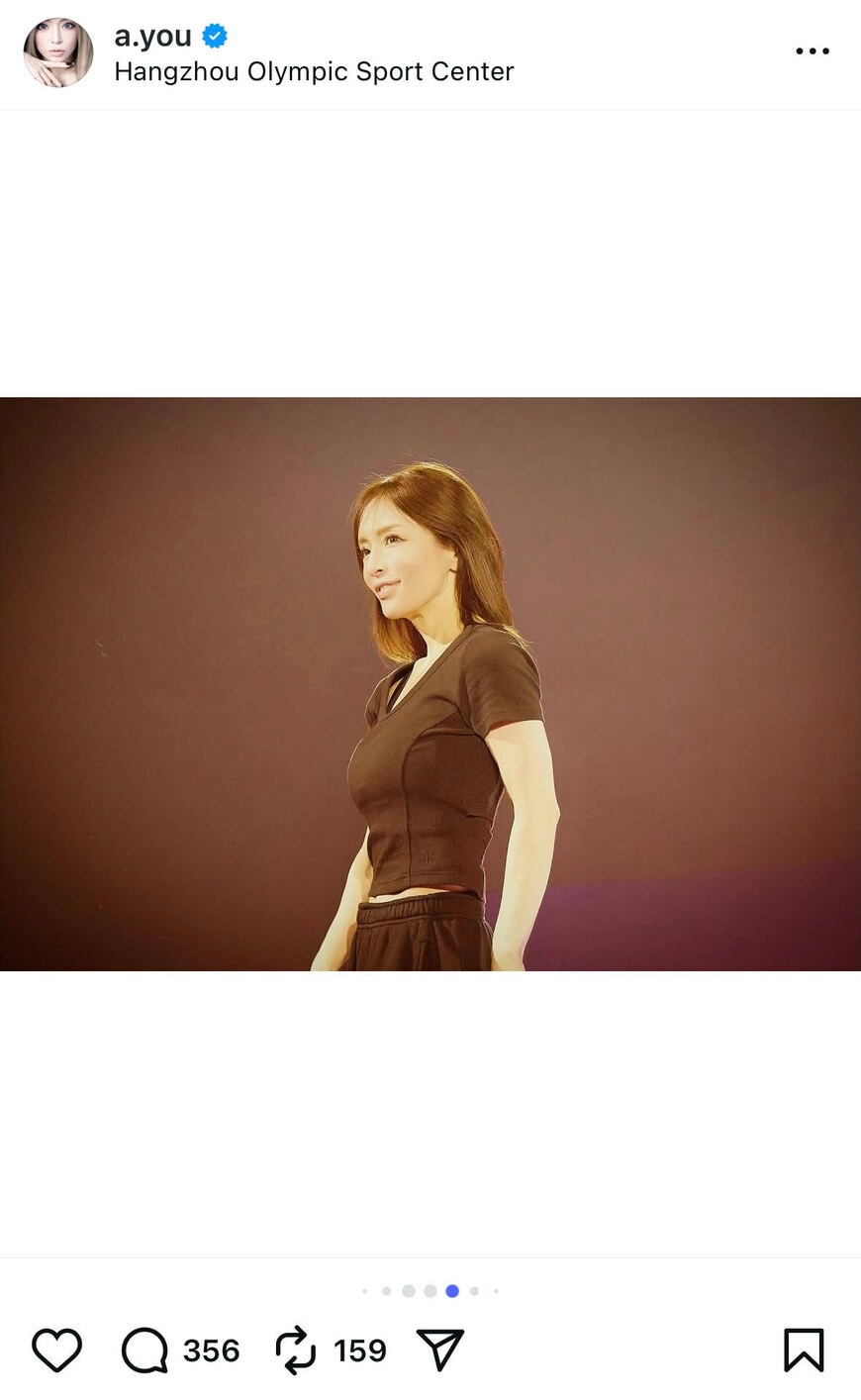 出所：浜崎あゆみのInstagram（＠a.you）参照日：2025年10月15日