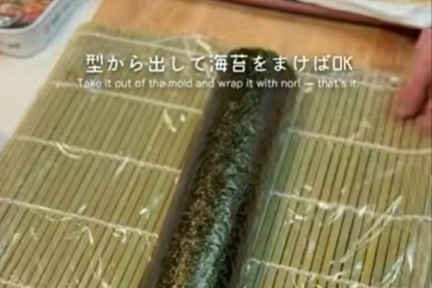 【夫への愛情弁当】妻が作る色鮮やかで美しい「海苔巻き弁当」　ボリューム満点で美味しそう