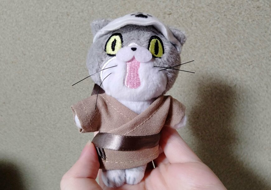 筆者撮影（セリア、ぬい用着物 S ぬい活）