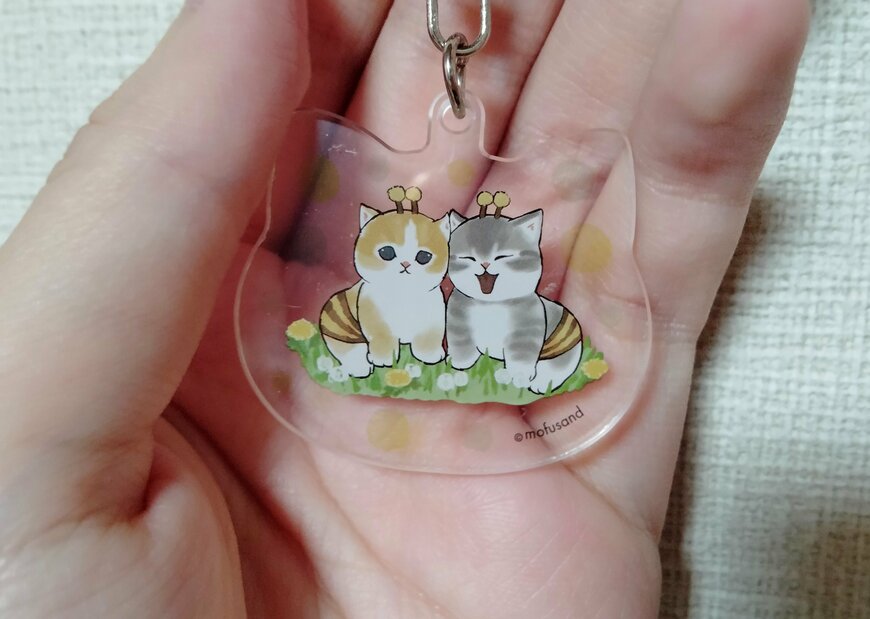 筆者撮影（セリア、mofusandアクリルキーホルダー2）