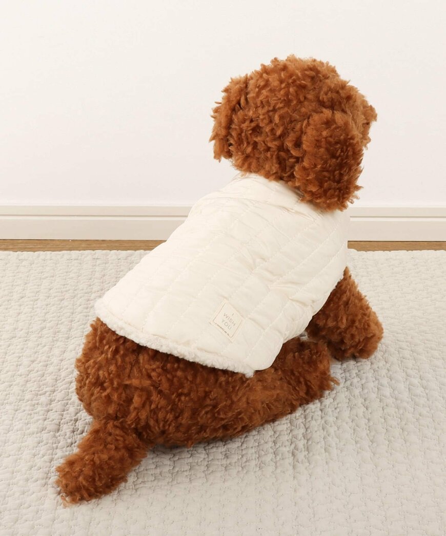 3COINS 《リバーシブル!》ペット用キルティングベスト