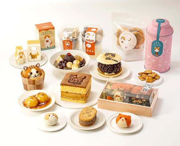 「じゃらん」公式キャラクターのにゃらんをモチーフにしたスイーツ