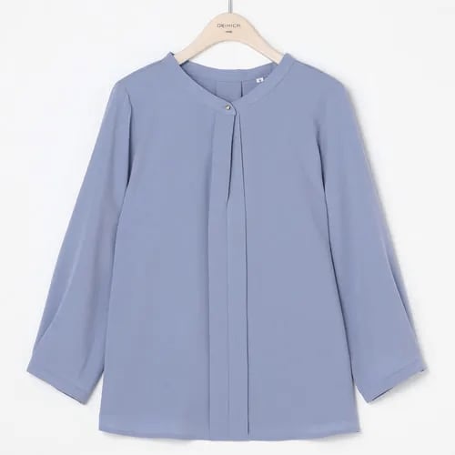 ORIHICA美ラクるブラウス 七分袖 2WAYジョーゼット