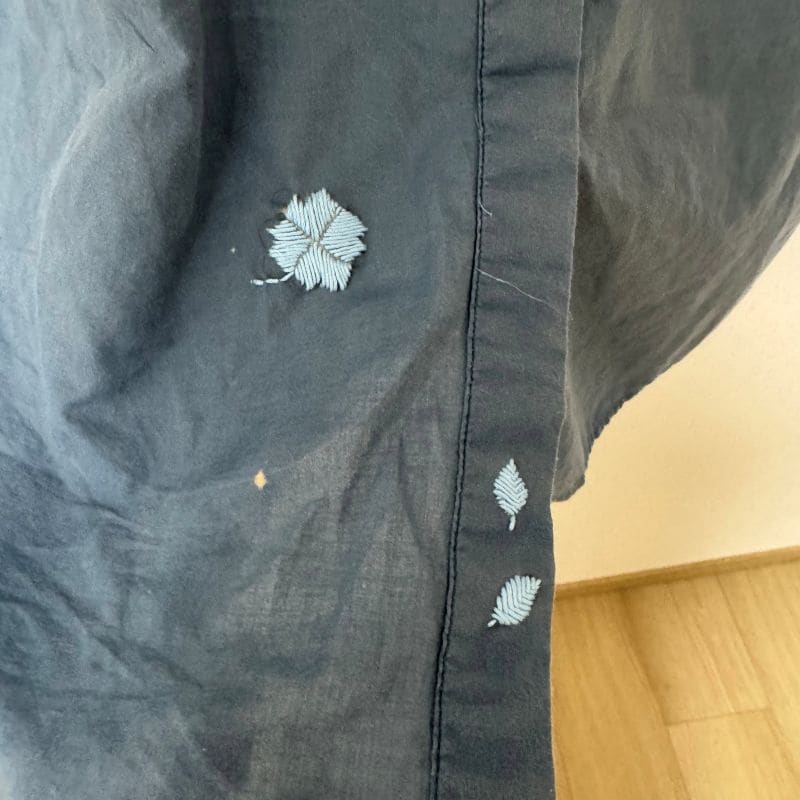 素敵な刺繍でリカバリー