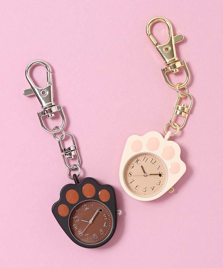 ブルーブルーエ公式　肉球キーホルダーウォッチ