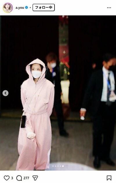 浜崎あゆみのInstagram投稿