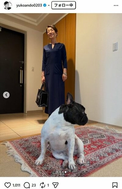 安藤優子のInstagram投稿