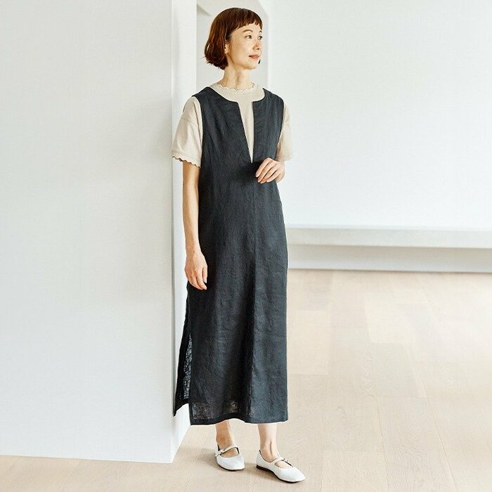 しまむら、Tシャツ(SEASON&REASON）プルオーバー着用例