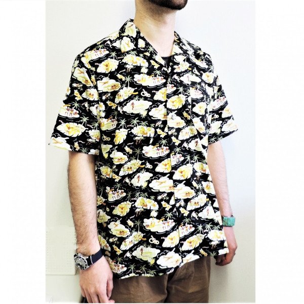 PINECONE - S/S COTTON HAWAIIAN SHIRT ¥20,520（税込）