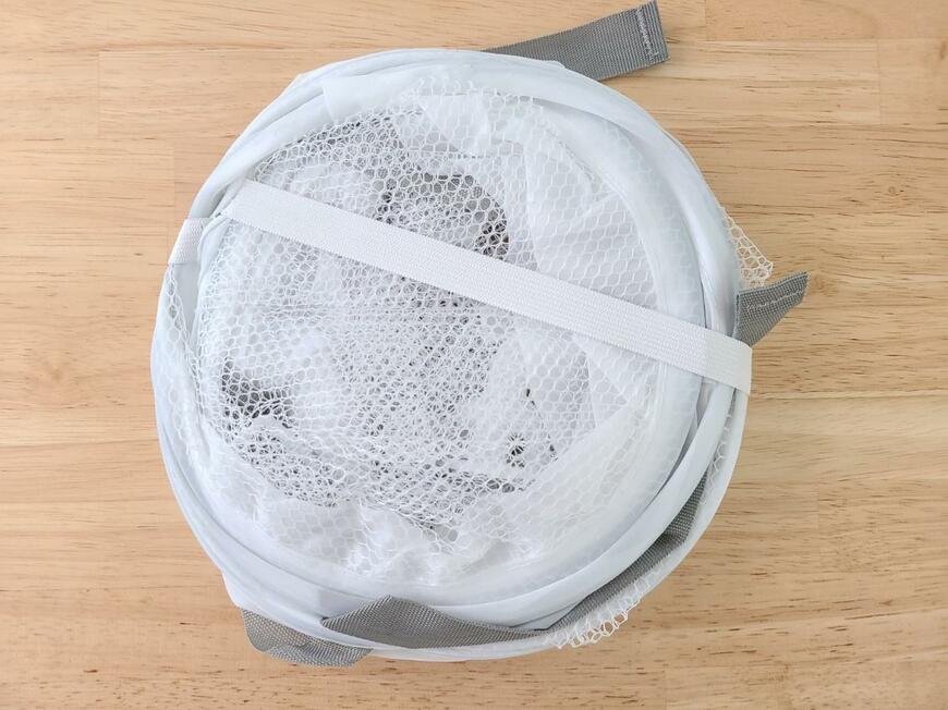 アジャスター付き衣類干しネット