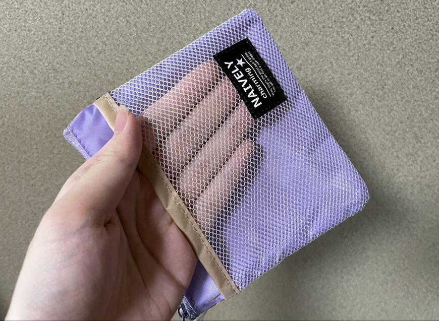 ダイソー、ショルダー付移動ポケット写真