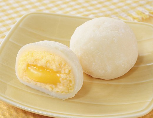 ローソンの新商品:Uchi Café×八天堂 とろけるカスタード大福